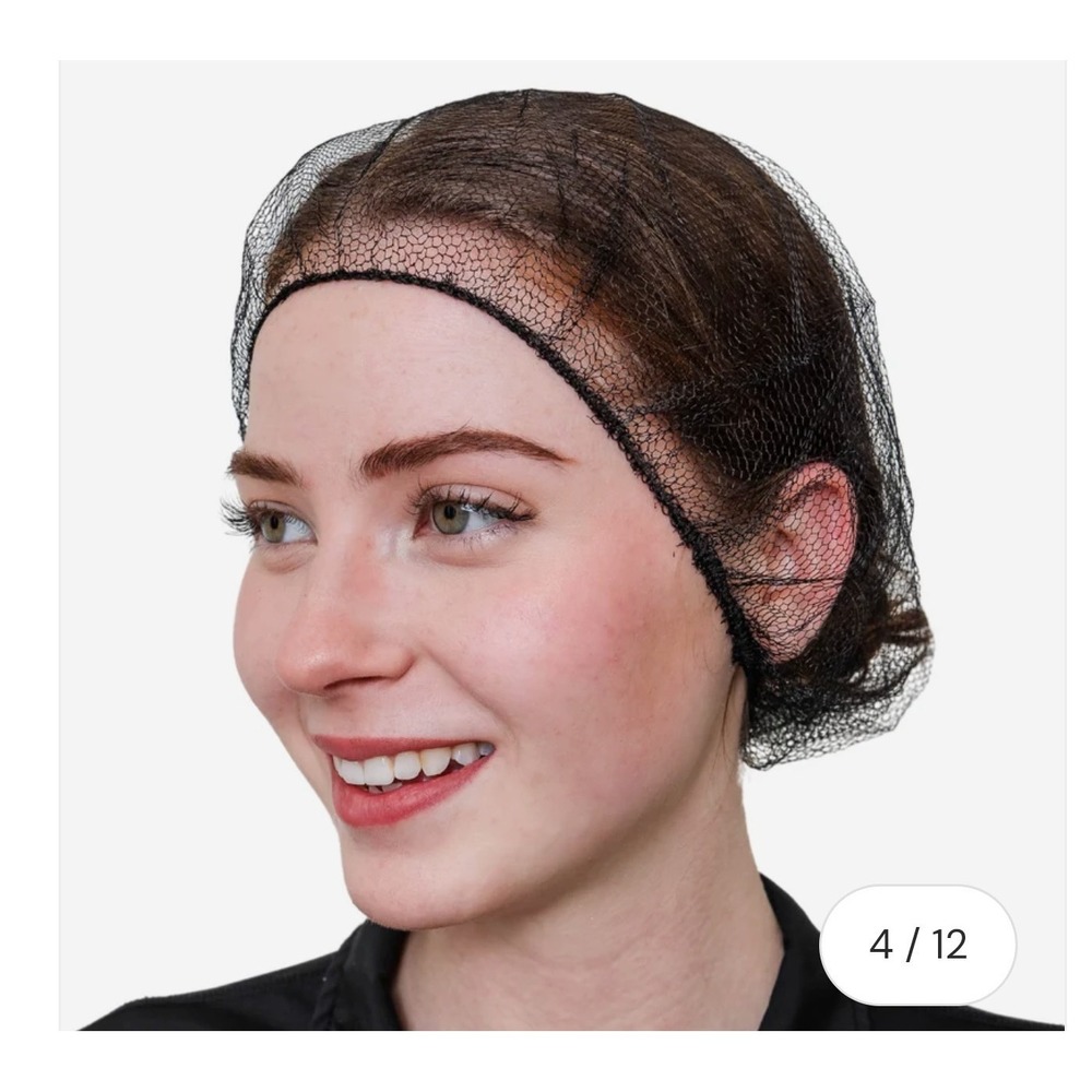 Safeko Hair Nets Approximately 700 PCS  Nylon Hairnets 28" Black